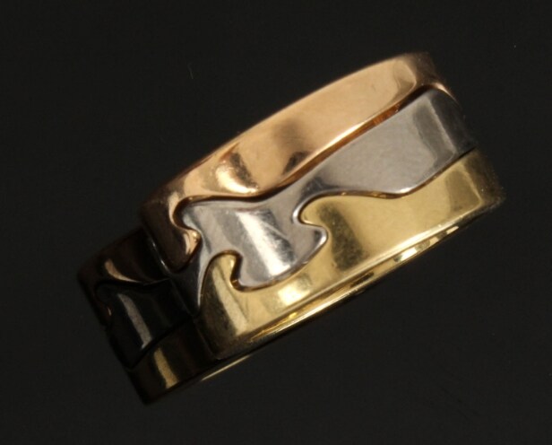 Georg Jensen Fusionsring udført af 18 kt. guld Denne vare er sat til omsalg under nyt varenummer 5116237