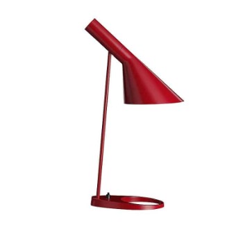 Arne Jacobsen. AJ bordlampe, rød