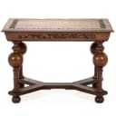 Mahogany and walnut coffee table, 1920s