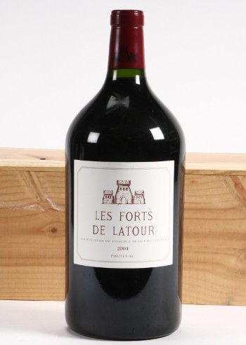 1 flaske 2004 Chateau Latour Les Forts de Latour Pauillac, France dobbeltmagnum 3 liter