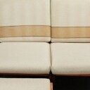 Hans J. Wegner f. 1914 - 2007. Getama stole/seng samt skammel.(4)
