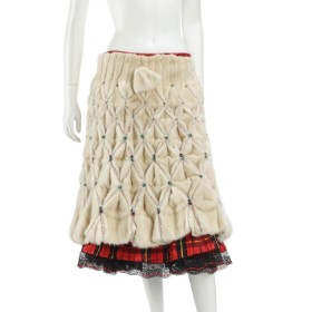 7080 - Kopenhagen Fur. Unique skirt made of mink, size approx. 34/36