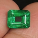 Uindfattet smaragdsleben smaragd, ca 2.31 ct.