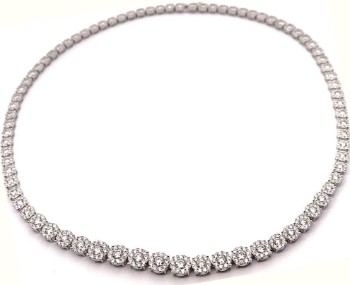Diamond necklace 12.00ct