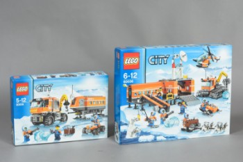 Lego. City-Arctic Theme. Arctic Outpost (år 2014), nr. 60035 & Arctic Base Camp (år 2014), nr. 60036. (2)