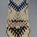 Marrokansk Berbertæppe, uld på uld, 195x70 cm