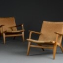 Hans J. Wegner. Par stole model CH25 af egetræ (2) 