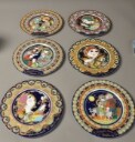 Samling Bing & Grøndahl. Royal Copenhagen figurer samt Bjørn Wiinblad platter (21)