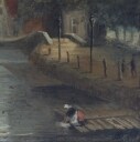 Ubekendt maler: Hollandsk landskab fra 1800-tallet.