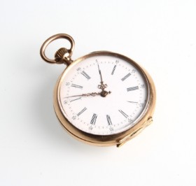 Women's pocket watch 14 carat gold