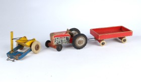 LEGO. Tractor with two trailers (3)