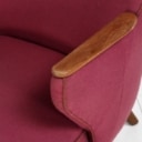 Danish furniture manufacturer. High and low-backed armchair, 1950s (2)