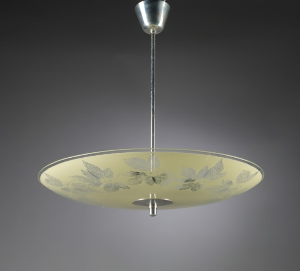 Napaco. 'Brussels' glass pendant,