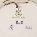 Bing & Grøndahl. Juleplatter 1901, 05, 10 og 12 (4)