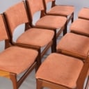 Erik Buch. Et sæt på otte stole af teak, model 89 (8)