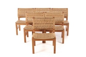 Wagon Birdsong. Six chairs (6)