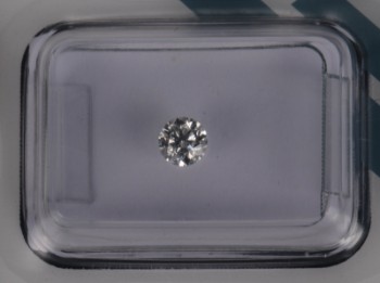 En uindfattet brillantsleben diamant på 0.30 ct.