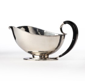 Danish silversmith. Funki's silver sauce pot, year 1936