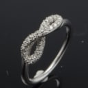 Georg Jensen, Infinity,  ring med brillanter Denne vare er sat til omsalg under nyt varenummer 4970530