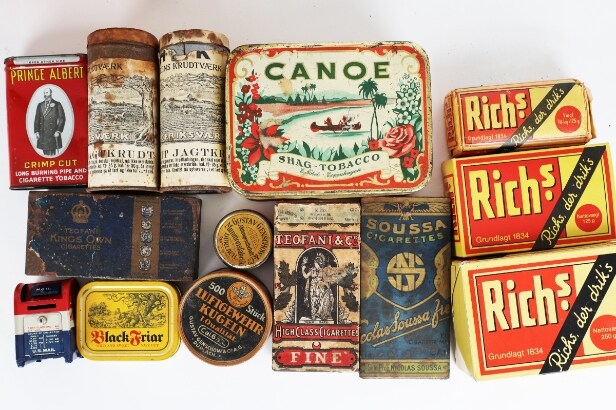 Rich's, Irma, Teofani m.fl.: En samling vintage dåser m.m. (30)