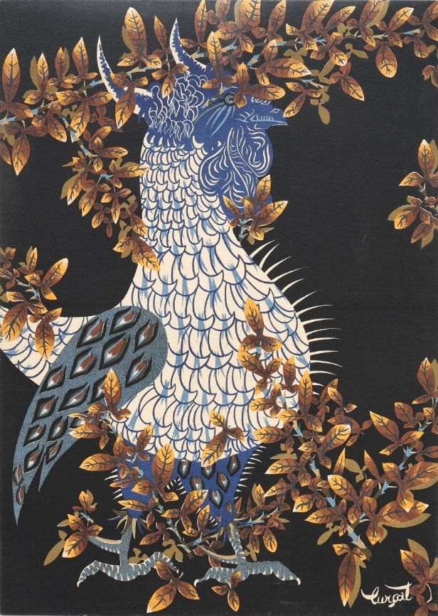Jean Lurcat (1892-1966): 'Le Tapageur', Billedtæppe, ca. 1950. (cd)
