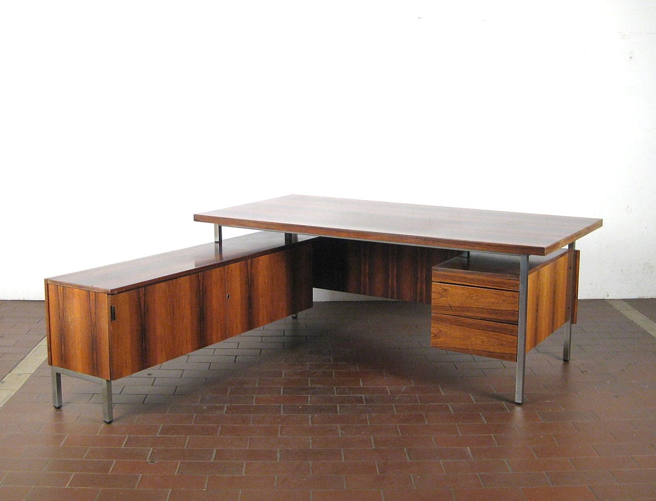 Chef Schreibtisch Mit Sideboard 1960 70er Jahre Lauritz Com