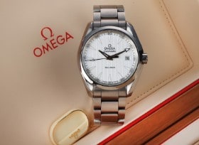 Herrearmbåndsur fra Omega, model Seamaster Aqua Terra