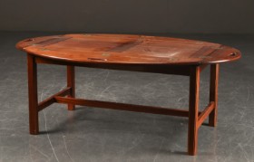 'Butler's Tray'. English mahogany tray table