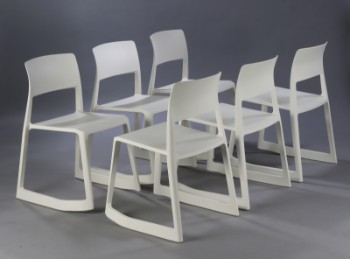 Edward Barber & Jay Osgerby for Vitra. Et sæt på seks stole model Tip Ton. (6)