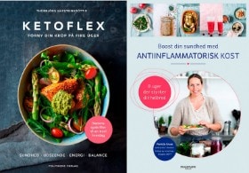 'Ketoflex' af Thorbjörg Hafsteinsdottir og 'Boost din sundhed med antiinflammatorisk kost' af Pernille Kruse (2)