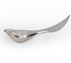 Allan Scharff for Georg Jensen. Sterling silver letter opener in the shape of a stylized bird, design no. 485