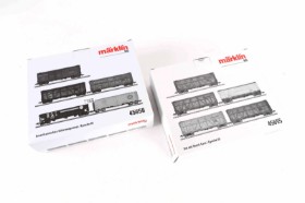 Märklin 45655+45658 HO: Stock Cars samt Freigth car set (2)