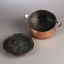 Henning Koppel for Georg Jensen m.fl. En samling pander/gryder af kobber (5)