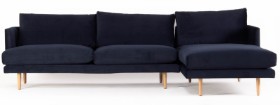 PS152983 Wendelbo. Sofa med chaiselounge model 056 , højrevendt