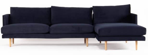 PS152983 YFP by Wendelbo. Sofa with chaise lounge model 056, right-facing