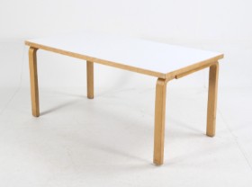 Alvar Aalto for Artek. Dining table / work table / desk, L. 150 cm.