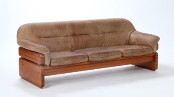 Nielaus møbler. Tre pers. sofa, 1970/80erne.