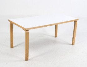 Alvar Aalto for Artek. Dining table / work table / desk, L. 150 cm.