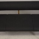 Johannes Foersom & Peter Hjort Lorenzen. Pipeline sofa sort med guld forkromning
