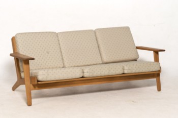 Hans J. Wegner. Getama. Tre-pers. sofa, model GE 290/3