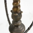 Chandelier, patinated bronze, 1900s