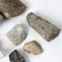 Denmark's antiquity. Collection of stone axes etc. made of flint (4)