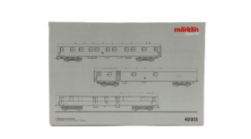 Märklin 49951 Digital HO: 3 auxiliary cars for the wrecking train