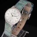 Tiffany & Co. 'Metro'. Ladies' steel wristwatch with diamonds