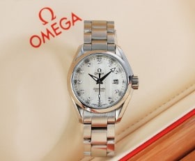 Damearmbåndsur fra Omega, model Seamaster Aqua Terra