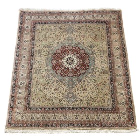 Indian Kerman Carpet. 351 x 300 cm.