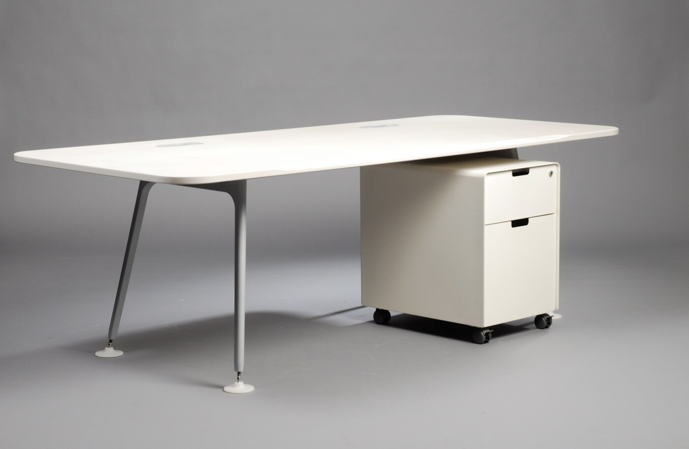 Jasper Morrison, Schreibtisch ATM Desk 220 mit Rollcontainer, für Vitra