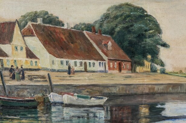 Johan Rohde. Huse i landskab