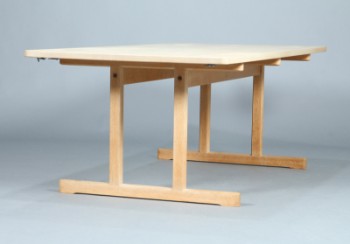 Børge Mogensen. Shaker table / dining table, model 6286, solid oakwood