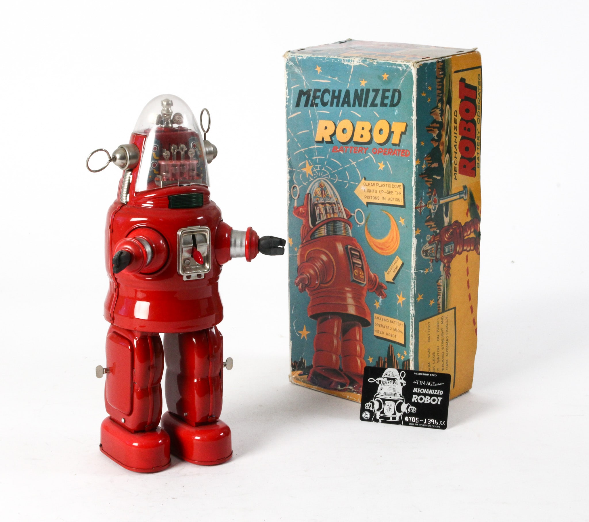 Osaka Tin Toy. Mechanized Robot, Robby The Robot, Limited